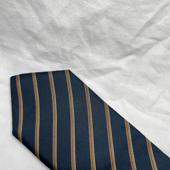 Tie Lot - Christian Aujard & Halston III Men's Ties - Geometric & Stripe - Picture 11 of 12